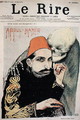 Caricature of Abd al-Hamid II (1842-1918) from Le Rire, 29th May 1897 - Jean Veber