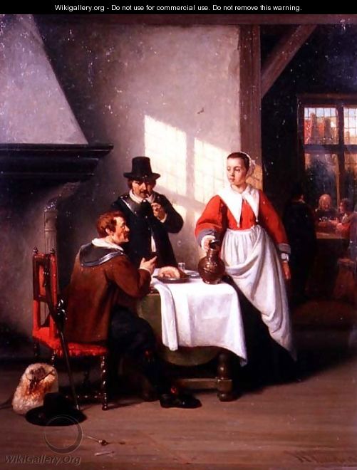 A Tavern Interior - Johannes Christoffel Vaarberg
