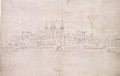 The Tower of London, from The Panorama of London, c.1544 2 - Anthonis van den Wyngaerde