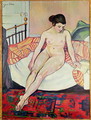 Nude with a Striped Blanket, 1922 - Suzanne Valadon