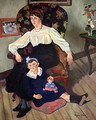 Portrait of Marie Coca and her Daughter, 1913 - Suzanne Valadon