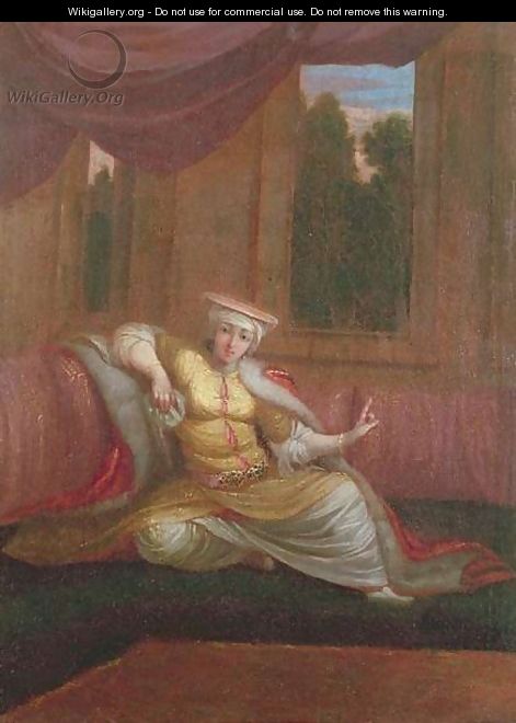 The Sultans Mistress - Jean Baptiste Vanmour