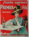 Poster depicting Premier Fils Absinthe, c.1895-1900 - den Thurm Van