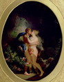 Venus and Adonis - Jacques-Antoine Vallin