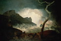 The Storm, Antigonus pursued by the Bear from The Winters Tale, Act III, Sc.III - Josepf Wright Of Derby