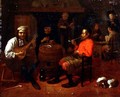 A Tavern Interior with Mandolin Player - Mathijs Wulfraet