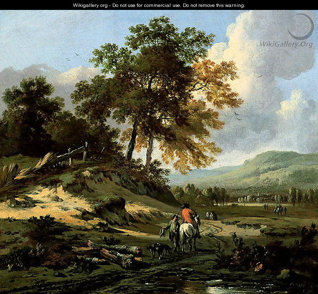 Landscape with Figures, 1679 - Jan Wynants
