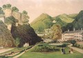 Matlock Bath from the grounds of the Bath Hotel, 1895 - E. Wray