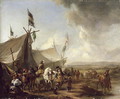 In front of the Market Tent - Pieter Wouwermans or Wouwerman