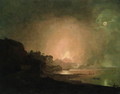 The Eruption of Mount Vesuvius - Josepf Wright Of Derby