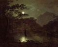 A Lake by Moonlight, c.1780-82 - Josepf Wright Of Derby