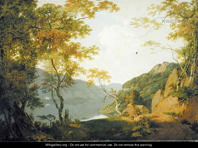 Lake Scene, 1790 - Josepf Wright Of Derby