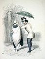 The Milliner or A Way to Engineer an Introduction, c.1840 - (after) Teichel, Franz