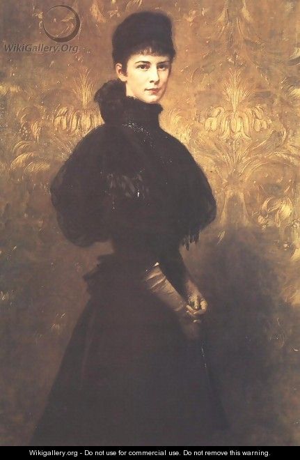 Erzsebet kiralyno arckepe, 1899 - Gyula Benczur