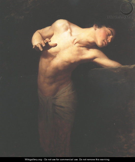 Narcissus, 1881 - Gyula Benczur
