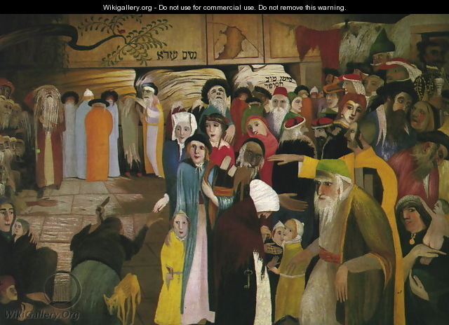 A Panaszfal bejáratánál Jeruzsálemben, 1904 - Tivadar Kosztka Csontváry