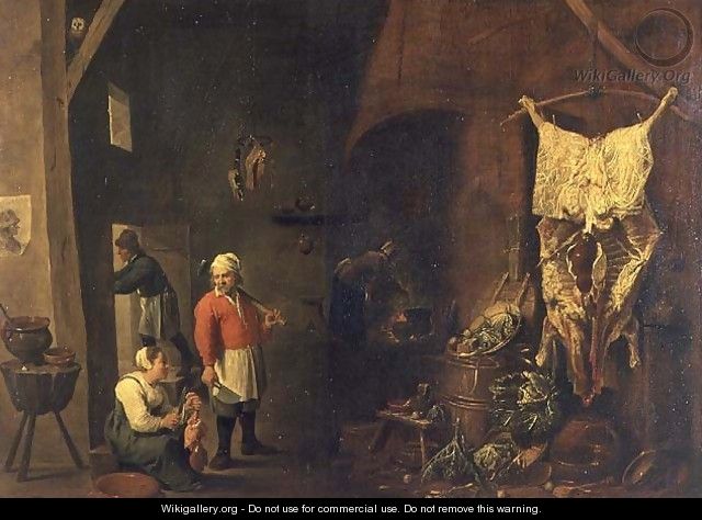 The Interior of a Rustic House, c.1640 - David The Elder Teniers