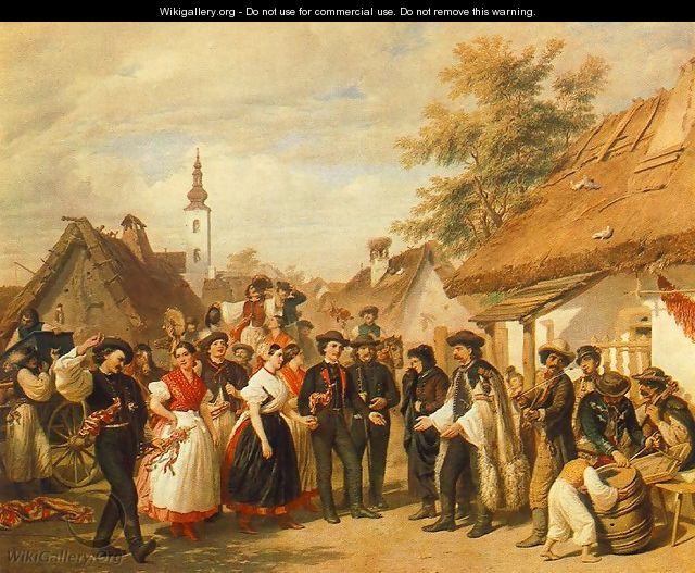 A meny megerkezese, 1856 - Miklos Barabas
