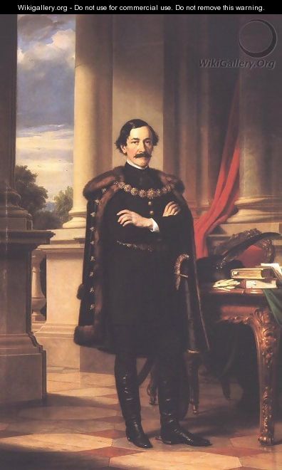 Teleki Laszlo allo portreja, 1861 - Miklos Barabas