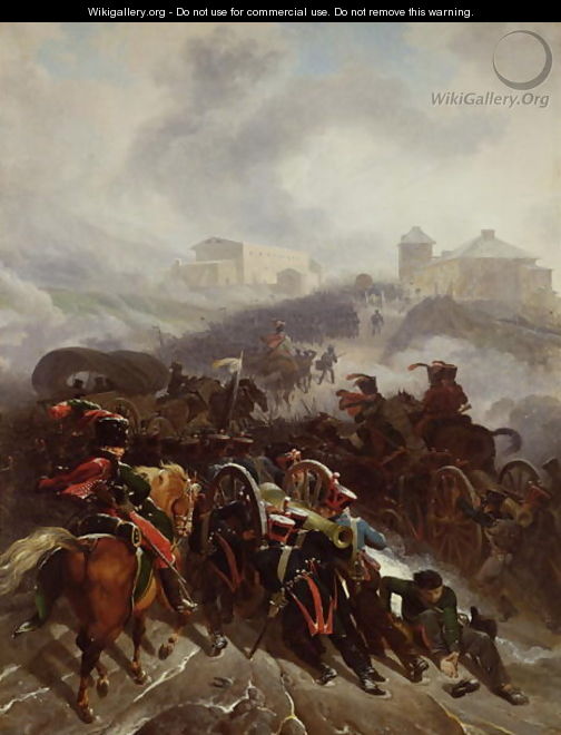 The French Army Crossing the Sierra de Guadarrama, Spain, December 1808, 1812 - Nicolas Antoine Taunay