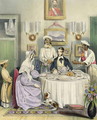 The Breakfast, plate 3 from Anglo Indians, engraved by J. Bouvier, 1842 - (after) Tayler, William