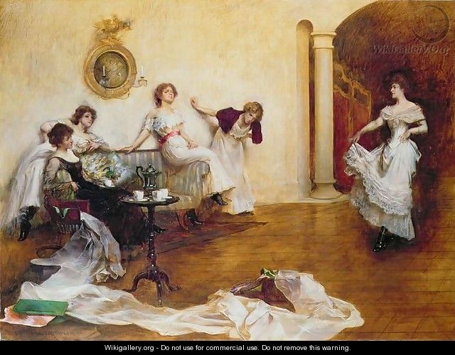 Silks and Satins, 1900 - Albert Chevallier Tayler
