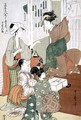 Scene 10 Comparison of celebrated beauties and the loyal league, c.1797 - Kitagawa Utamaro
