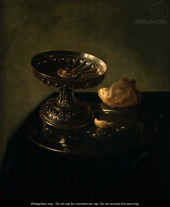 A Tazza with Bread on a Dish, c.1632-37 - Jan Jansz. den Uyl