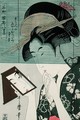 Woman with a Mirror, 19th-20th century reprint - Kitagawa Utamaro