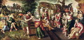Eliezer and Rebecca at the Well, 1562 - Maarten de Vos