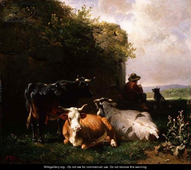 The Cowherd - Friedrich Johann Voltz