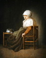 A woman seated in a chair - Jacobus Vrel
