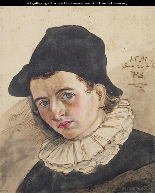 Self Portrait, 1591 - Philipp Uffenbach