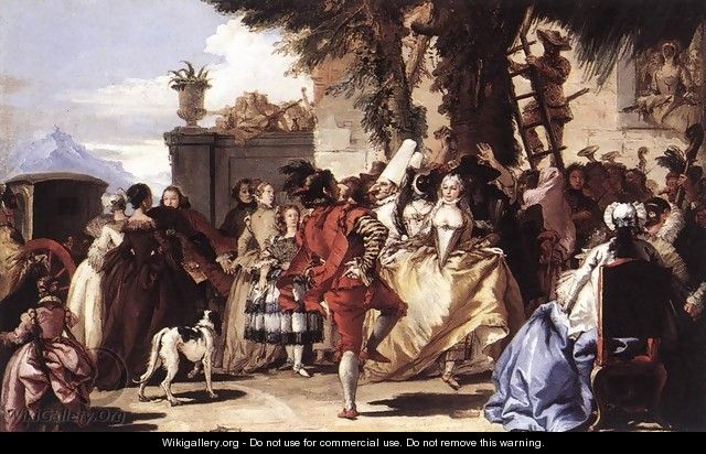 Ball in the Country c. 1756 - Giovanni Domenico Tiepolo