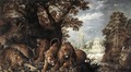 Landscape with Wild Animals - Roelandt Jacobsz Savery