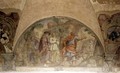 St. Dominic Converting a Heretic, lunette from the fresco cycle of the Life of St. Dominic, in the cloister of St. Dominic, c.1698 - Cosimo Ulivelli