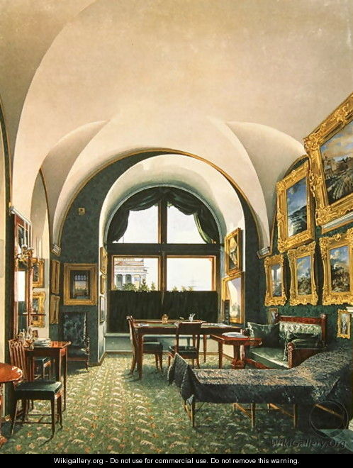 Interior of the Winter Palace, St. Petersbur - Konstantin Andreyevich Ukhtomsky