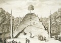 Artificial Mount Parnassus, engraved by Johannes Van den Aveele d.1727 - Nicolaes the Elder Visscher