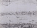 Panorama of London and the Thames, part one showing from Whitehall to Blackfriars, c.1600 - Nicolaes (Claes) Jansz Visscher