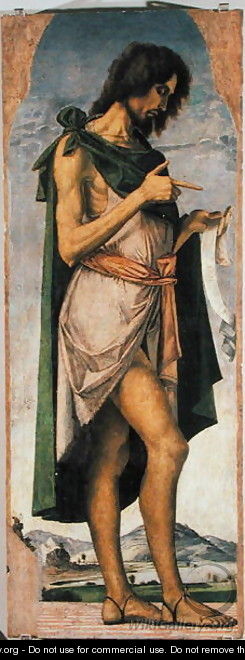 St. John the Baptist - Alvise Vivarini