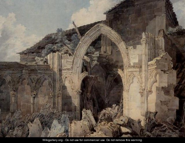 Glastonbury Abbey - Joseph Mallord William Turner