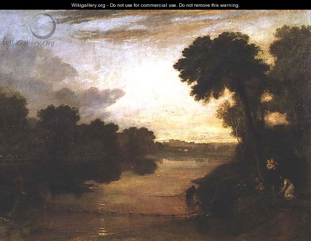 The Thames near Windsor, c.1807 - Joseph Mallord William Turner