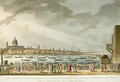 Lord Nelsons funeral procession by water from Greenwich to Whitehall from The History and Graphic Life of Nelson, engraved by J. Clark and H. Marke, pub. by Orme, 1806 - Joseph Mallord William Turner