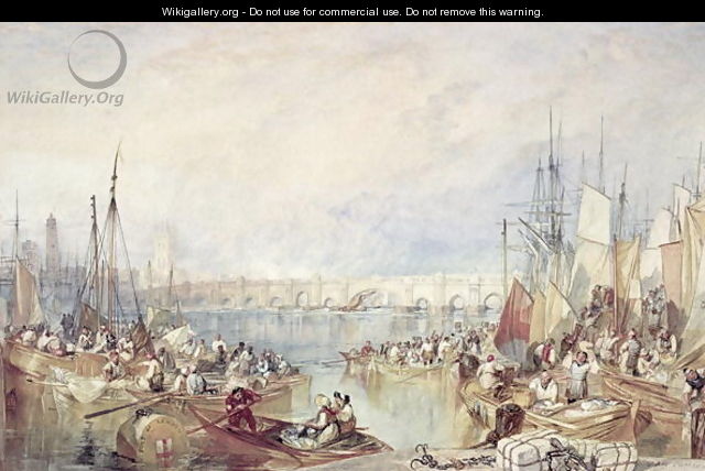 The Port of London - Joseph Mallord William Turner