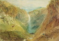 Hardraw Fall, Yorkshire, c.1820 - Joseph Mallord William Turner
