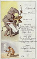 First class menu from the liner LArmand Behic, 23rd January 1901 - A. Vimar