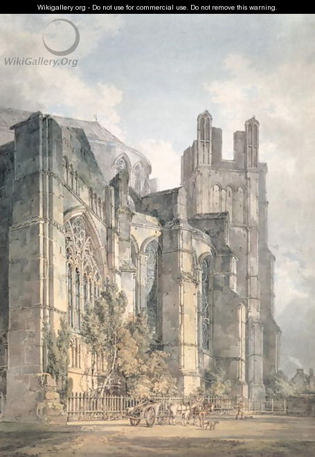 St Anselms Chapel, Canterbury Cathedral - Joseph Mallord William Turner