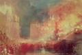 The Burning of the Houses of Parliament, 16th October 1834, 1839 - Joseph Mallord William Turner