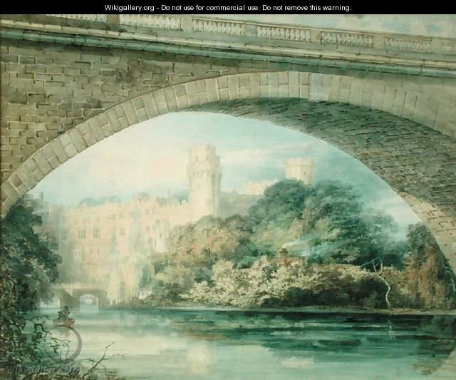 Warwick Castle and Bridge - Joseph Mallord William Turner