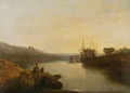 Harlech Castle, from Twgwyn Ferry, Summers Evening Twilight - Joseph Mallord William Turner